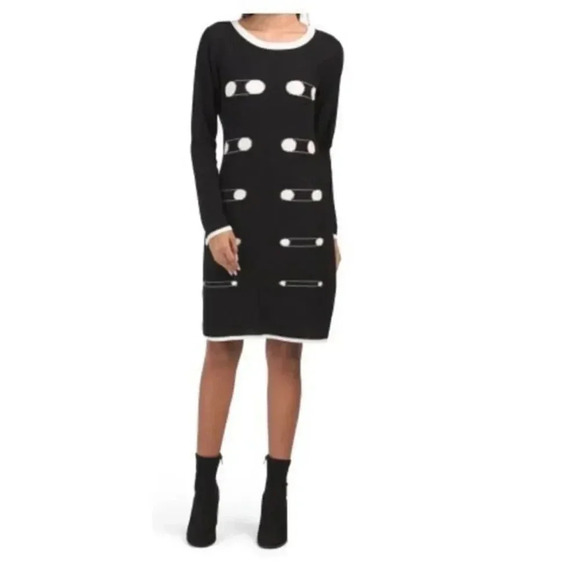 Vertigo knitted midi dress - Picture 1 of 12